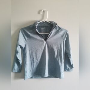 (3/$12) - BNWT Kids Quarter Zip Long Sleeve. Light Blue. Size 5